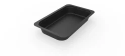 Siegelschalen>DUNIFORM 1/4 GN Menüschalen 263 x 161 x 40 mm Schwarz ungeteilt