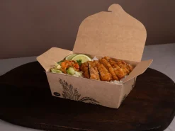 Boxen>DUNI Alga Box 1200 ml Braun ungeteilt