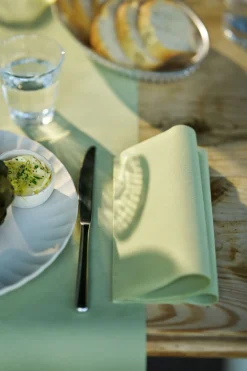 Tischläufer>DUNI Bio cel® Tête-à-Tête-Tischläufer 0,4 x 24 m Pistaziengrün