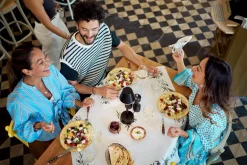 Hussen>DUNI Bio cel®-Mitteldecke 84 x 84 cm Olive Garden