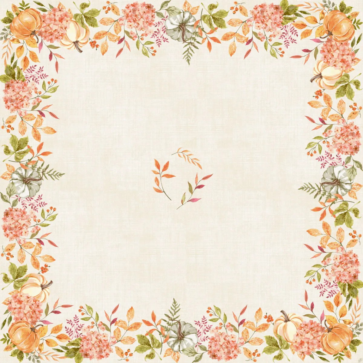 Hussen>DUNI Bio cel®-Mitteldecke 84 x 84 cm Spicy Pumpkin