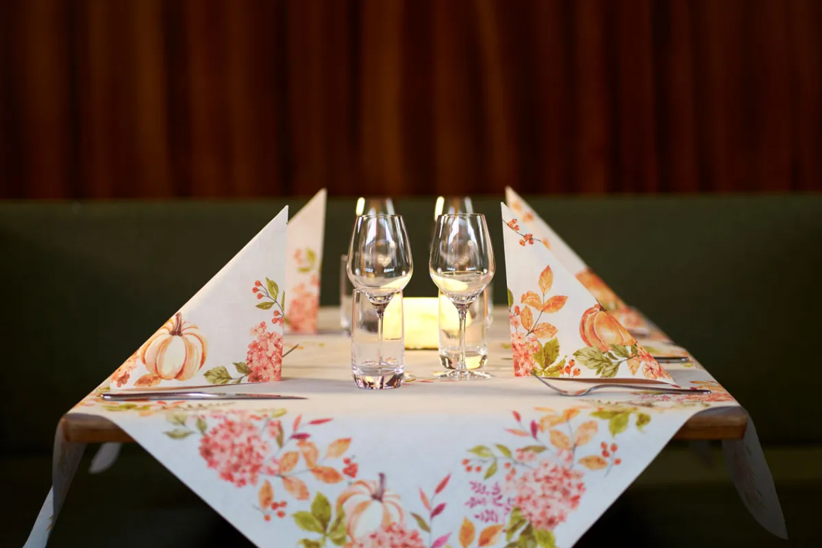 Hussen>DUNI Bio cel®-Mitteldecke 84 x 84 cm Spicy Pumpkin