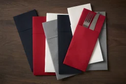 Bestecktaschen>DUNI Bio letto® Slim 40 x 33 cm Schwarz