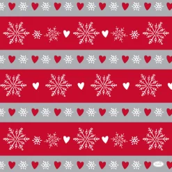 Servietten Im Dinnerformat>DUNI Bio soft® Serviette 40 x 40 cm Winter Flakes Hearts