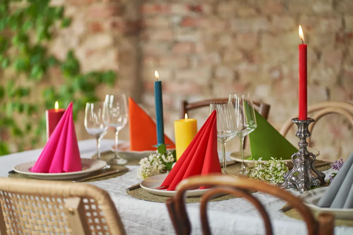 Servietten Im Dinnerformat>DUNI Bio soft® Serviette 40 x 40 cm Rot