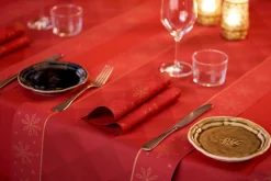 Servietten Im Dinnerformat>DUNI Bio soft® Serviette 40 x 40 cm Rhombus Bordeaux