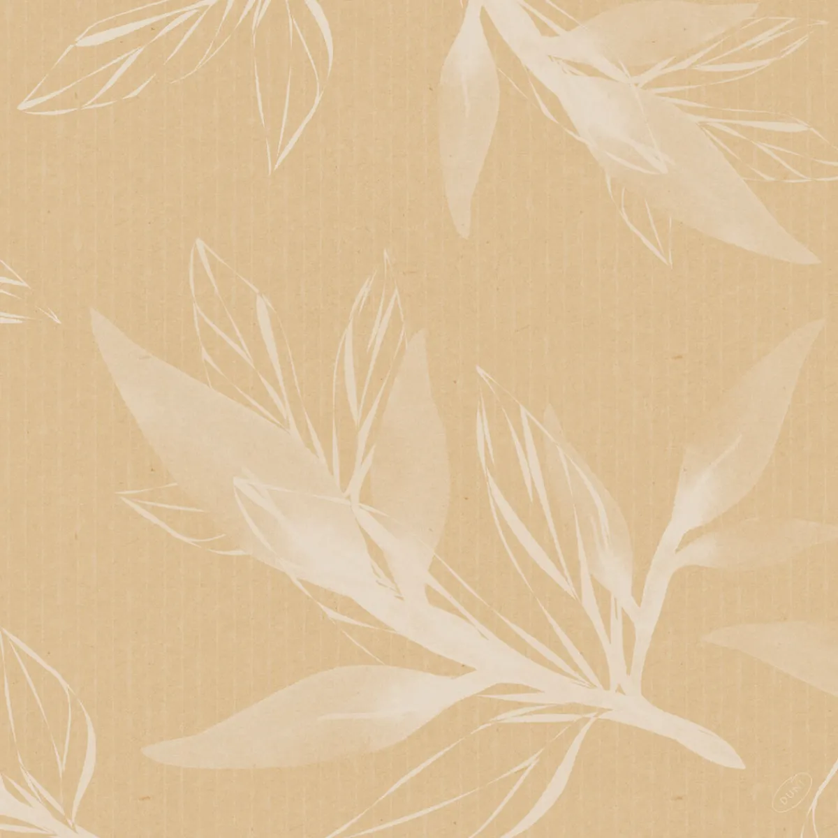 Servietten Im Dinnerformat>DUNI Bio soft® Serviette 40 x 40 cm Leaves Natural