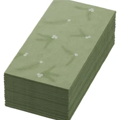 Vorgefaltete Servietten>DUNI Bio soft® Serviette 40 x 40 cm Noel Pistachio