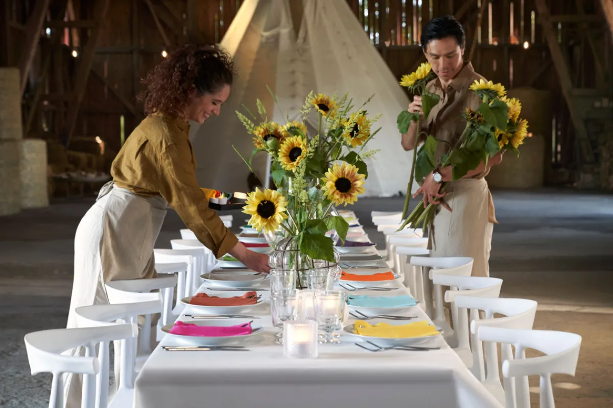 Servietten Im Dinnerformat>DUNI Bio soft® Serviette 40 x 40 cm Weiß