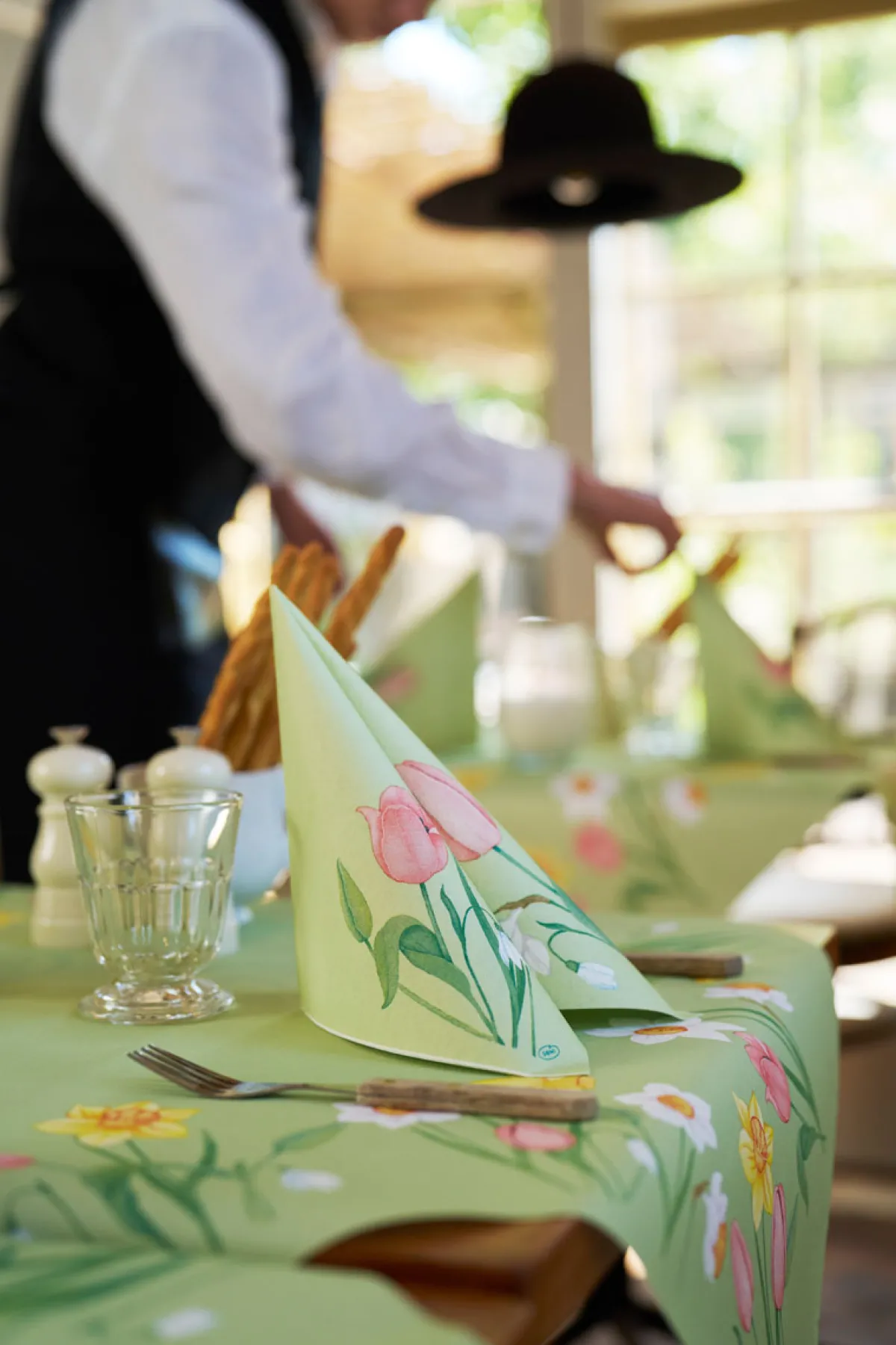 Servietten Im Dinnerformat>DUNI Bio soft® Serviette 40 x 40 cm Spring Melody