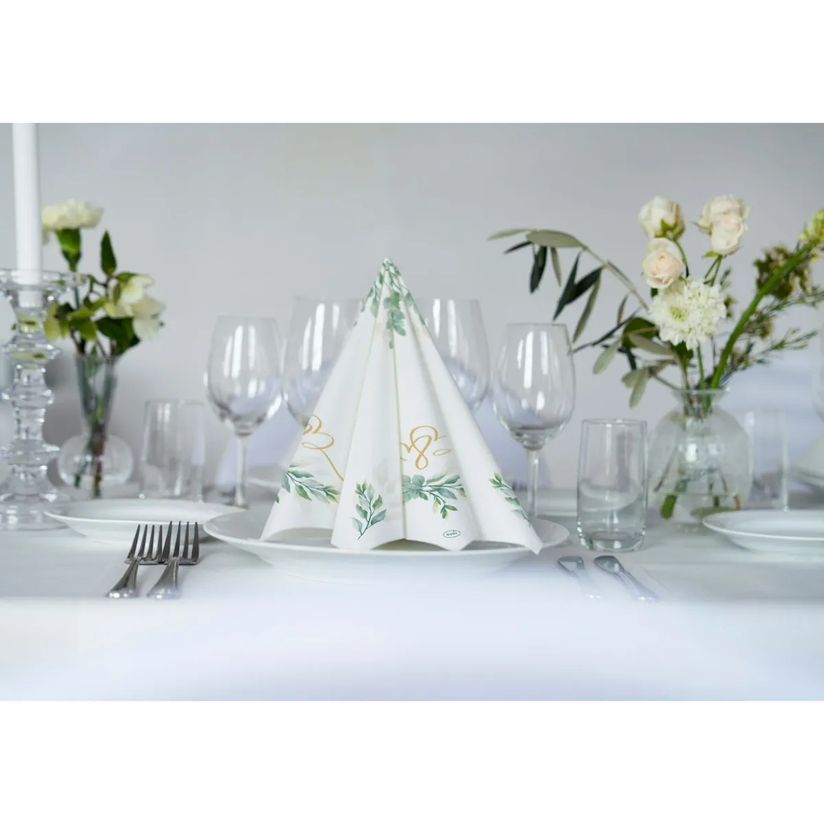 Servietten Im Dinnerformat>DUNI Bio soft® Serviette 40 x 40 cm Love Hearts