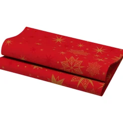 Servietten Im Dinnerformat>DUNI Bio soft® Serviette 40 x 40 cm Stargazing Red