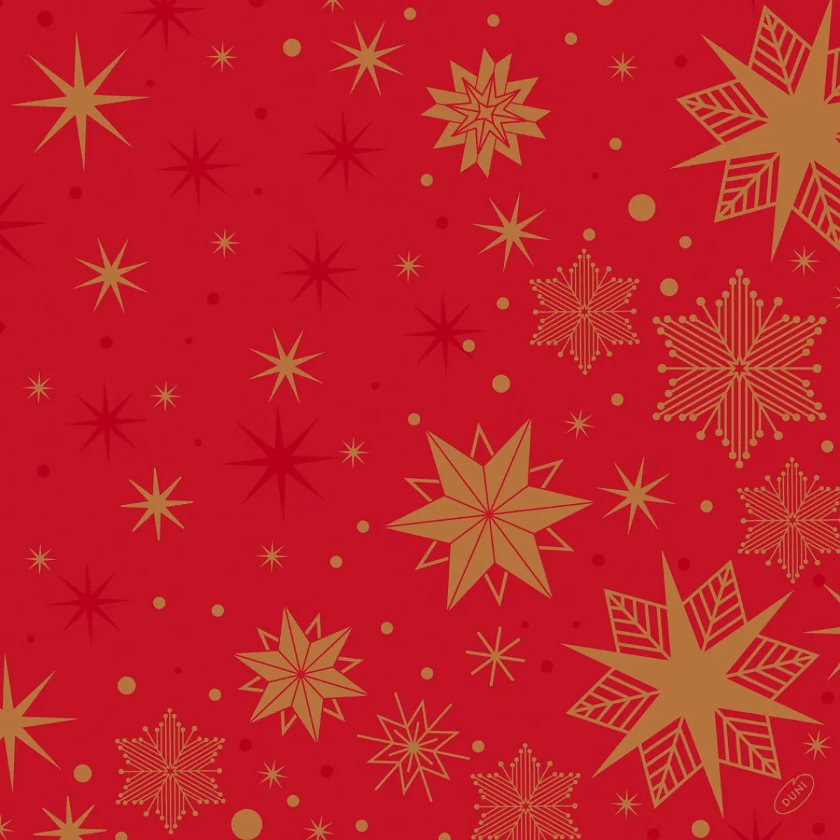 Servietten Im Dinnerformat>DUNI Bio soft® Serviette 40 x 40 cm Stargazing Red