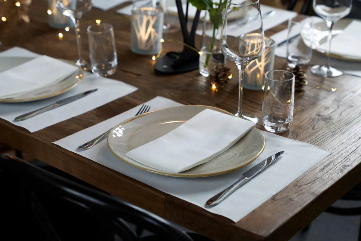 Servietten Im Dinnerformat>DUNI Bio soft® Serviette 48 x 48 cm Weiß