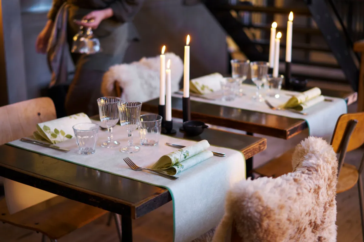 Servietten Im Dinnerformat>DUNI Bio soft® Serviette 40 x 40 cm Paisley leaves