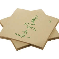 Cocktailservietten>DUNI Bio soft® Serviette 20 x 20 cm Love Green Natural