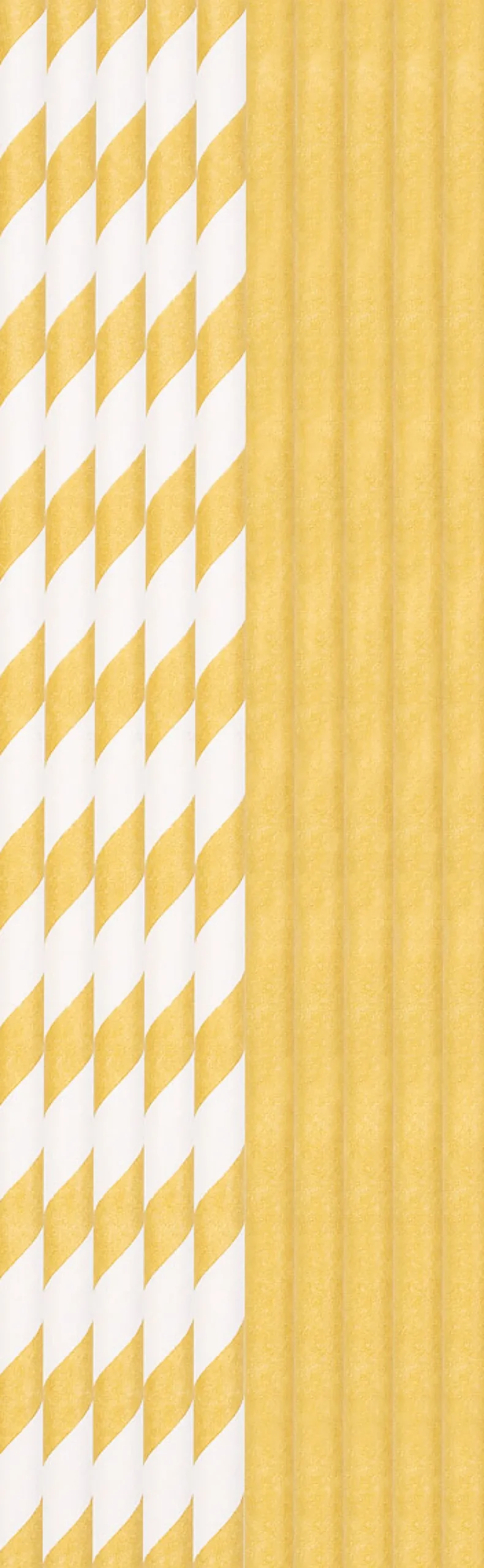 Strohhalme>DUNI Bio Papier-Trinkhalme 20 cm x Ø 6 mm Gold & White