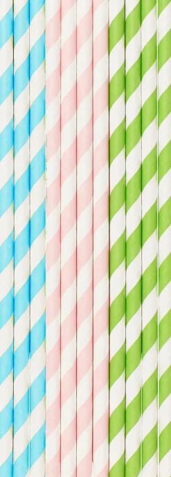 Strohhalme>DUNI Bio Papier-Trinkhalme 20 cm x Ø 6 mm Pastels