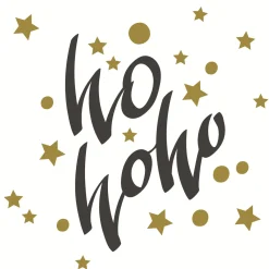 Servietten Im Lunchformat>PAPER + DESIGN Bio Tissue-Serviette 33 x 33 cm Ho-ho Stars 3-lagig