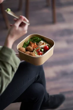 Boxen>DUNI Brick Deckel Medium 500-1000 ml Braun