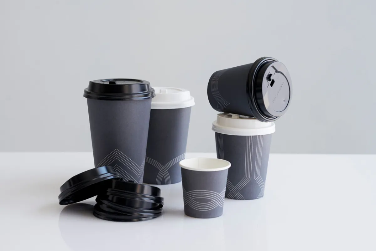 Pappbecher Und -Gläser>DUNI Circuit Kaffeebecher 36 cl Weiß