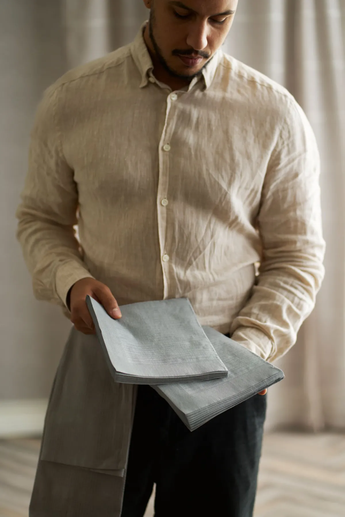 Servietten Im Dinnerformat>DUNI Classic-Serviette 40 x 40 cm Granite Grey