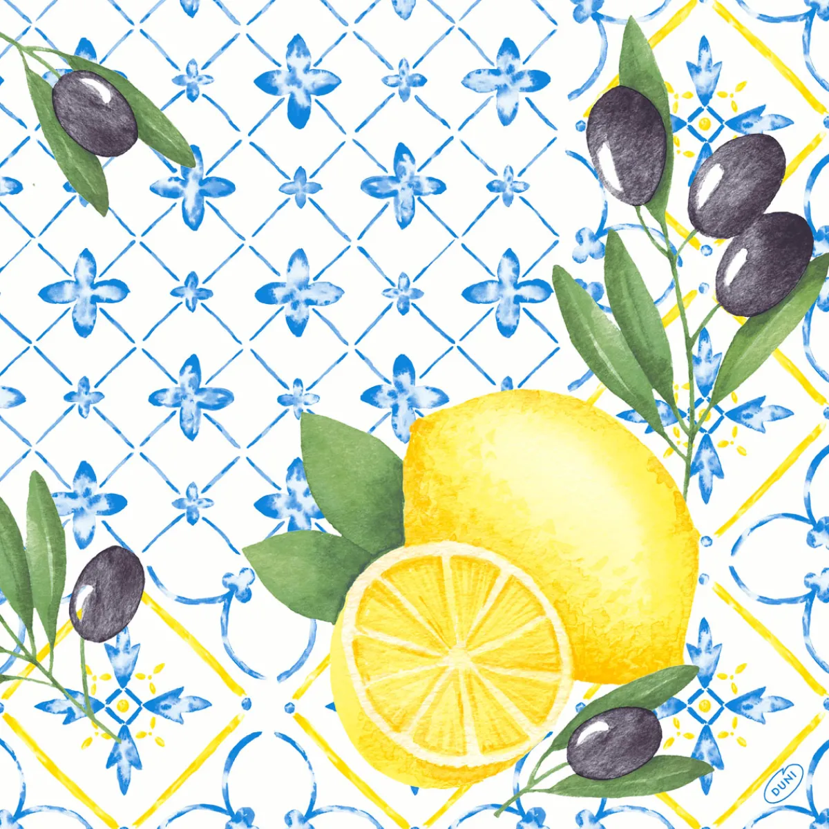 Servietten Im Dinnerformat>DUNI Classic-Serviette 40 x 40 cm Mediterrian