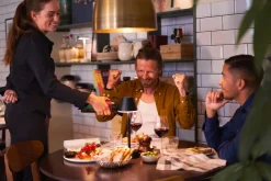 Servietten Im Dinnerformat>DUNI Classic-Serviette 40 x 40 cm Rigato Black