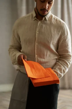 Servietten Im Dinnerformat>DUNI Classic-Serviette 40 x 40 cm Sun Orange