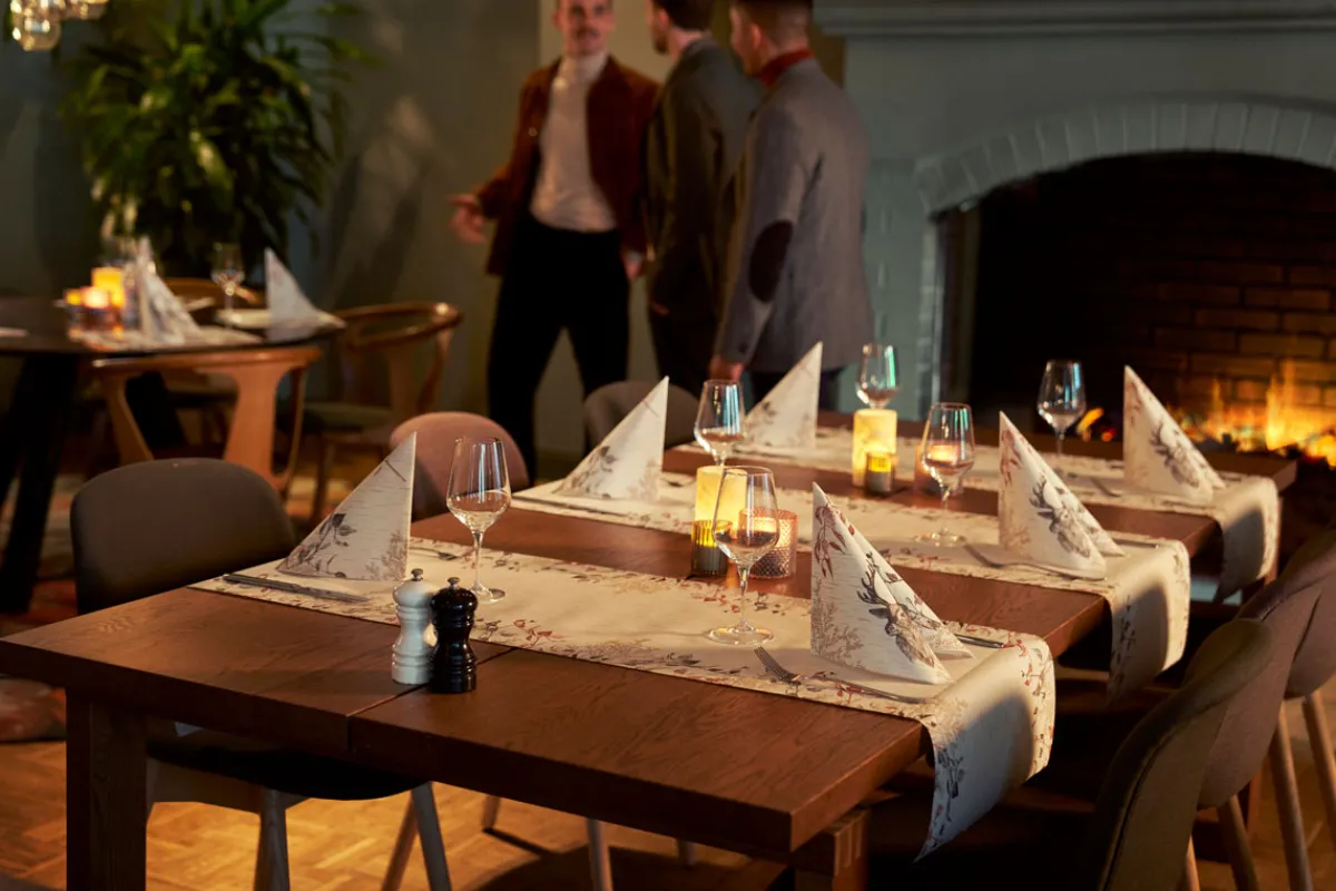 Servietten Im Dinnerformat>DUNI Classic-Serviette 40 x 40 cm Wood & Deer