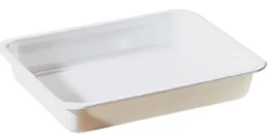 Siegelschalen>DUNIFORM CPET-Schale 225 x 175 x 34 mm Weiß ungeteilt