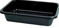 Siegelschalen>DUNIFORM CPET-Take-Away klein 187 x 137 x 40 mm Schwarz ungeteilt