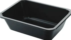 Siegelschalen>DUNIFORM CPET-Take-Away klein 171 x 127 x 50 mm Schwarz ungeteilt