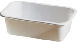Siegelschalen>DUNIFORM CPET-Take-Away klein 188 x 119 x 54 mm Weiß ungeteilt