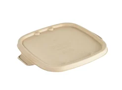 Boxen>DUNI Cube Deckel quadratisch 900/1200 ml Braun