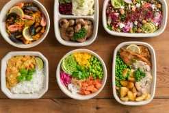 Boxen>DUNI Cube Schale rechteckig 1200 ml Braun ungeteilt