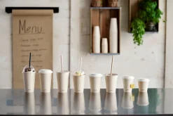 Pappbecher Und -Gläser>DUNI Deckel 35/47 cl Weiß