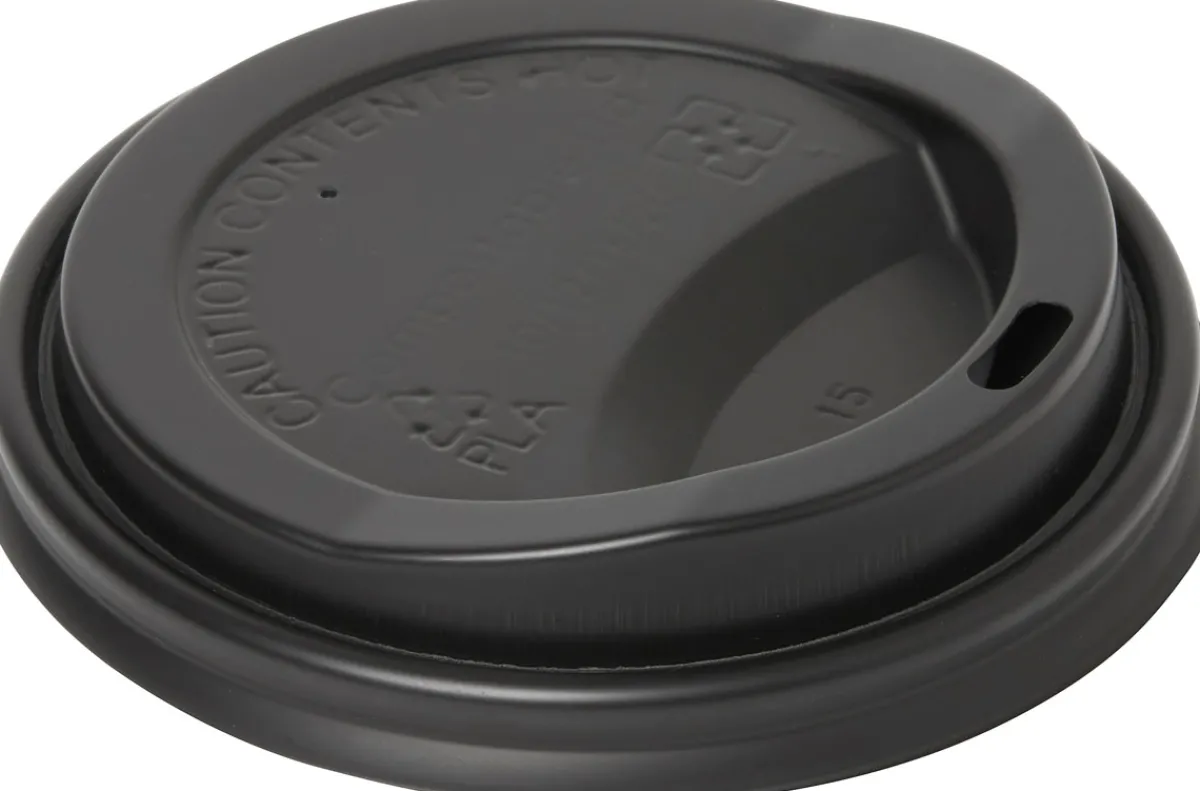 Pappbecher Und -Gläser>DUNI Deckel für 182576/182577 35/47 cl Schwarz