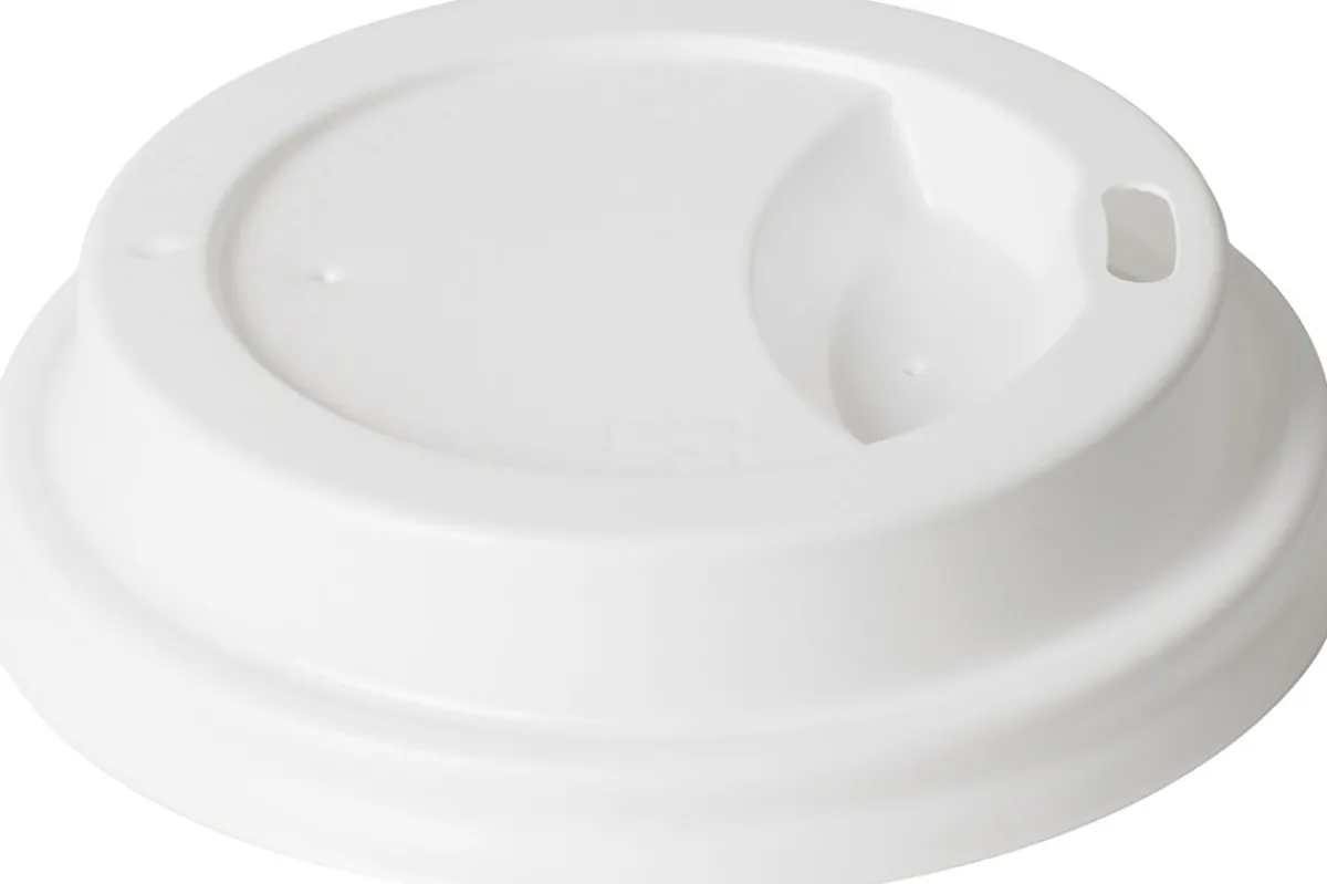 Pappbecher Und -Gläser>DUNI Deckel für 159921 24 cl Weiß