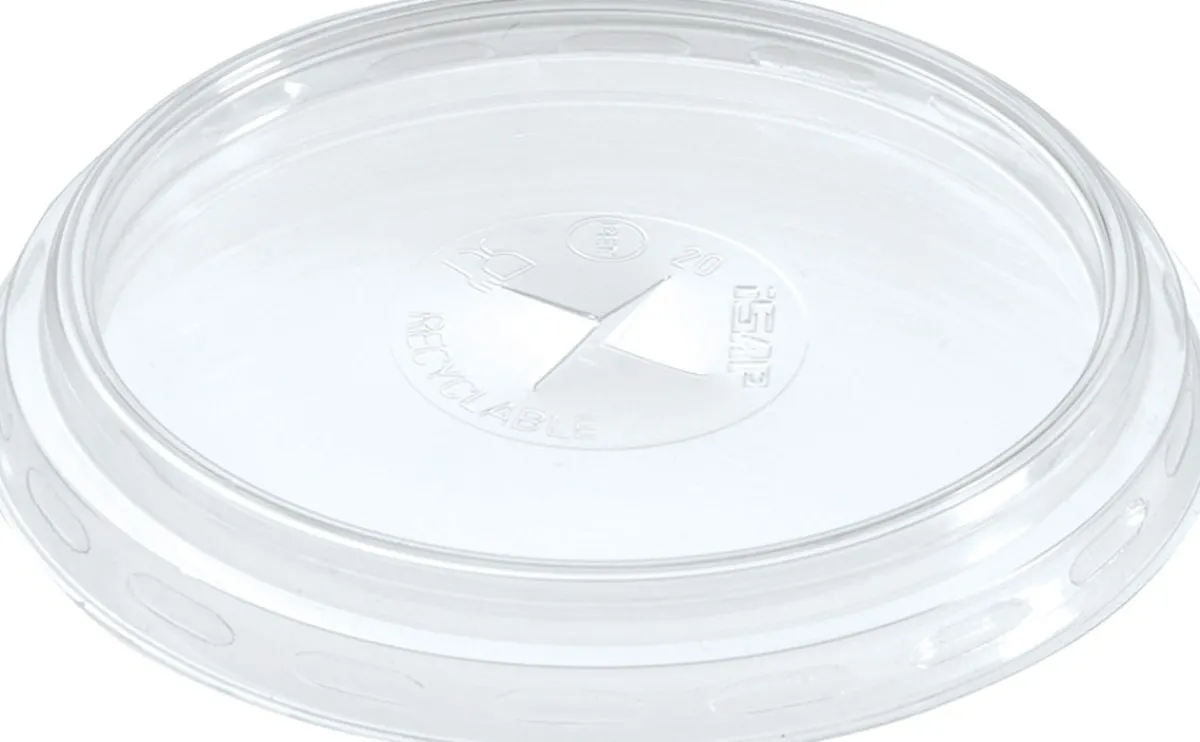Plastikgläser Und -Becher>DUNI Deckel mit Öffnung für 153397/153398 30/39 cl Transparent