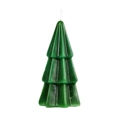 Indoor-Kerzen>DUNI DecoratedCandle 14 Std. Jägergrün