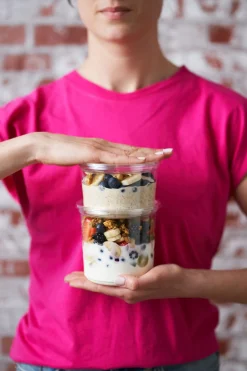 Boxen>DUNI Deli-Schale Crystal 500 ml Transparent ungeteilt