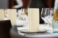 Servietten Im Dinnerformat>DUNI Elegance®-Serviette Lily 40 x 40 cm Cream