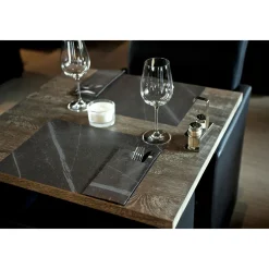 Bestecktaschen>DUNI Sacchetto®, Serviettentaschen, Tissue 8,5 x 19 cm MARBLE BLACK