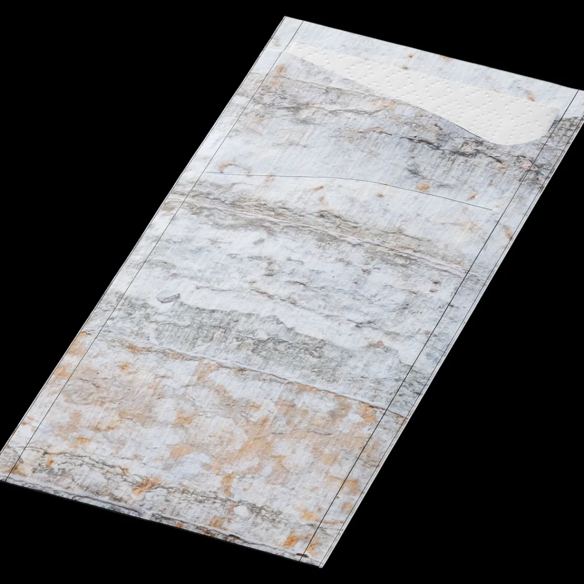 Bestecktaschen>DUNI Sacchetto®, Serviettentaschen, Tissue 8,5 x 19 cm Stone