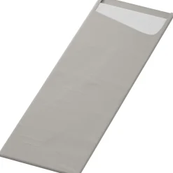 Bestecktaschen>DUNI Sacchetto® Slim Bio soft® 7 x 23 cm Grau