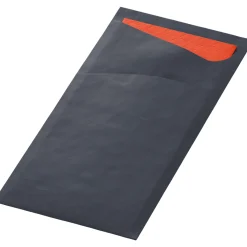 Bestecktaschen>DUNI Sacchetto® Tissue 8,5 x 19 cm Schwarz