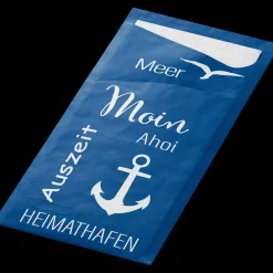 Bestecktaschen>DUNI Sacchetto® Tissue 8,5 x 19 cm Meer Freude