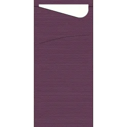 Bestecktaschen>DUNI Sacchetto® Tissue 8,5 x 19 cm Plum