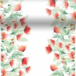 Tischläufer>PAPER + DESIGN Dunicel® 3 in 1 0,4 x 4,8 m Poppys delight